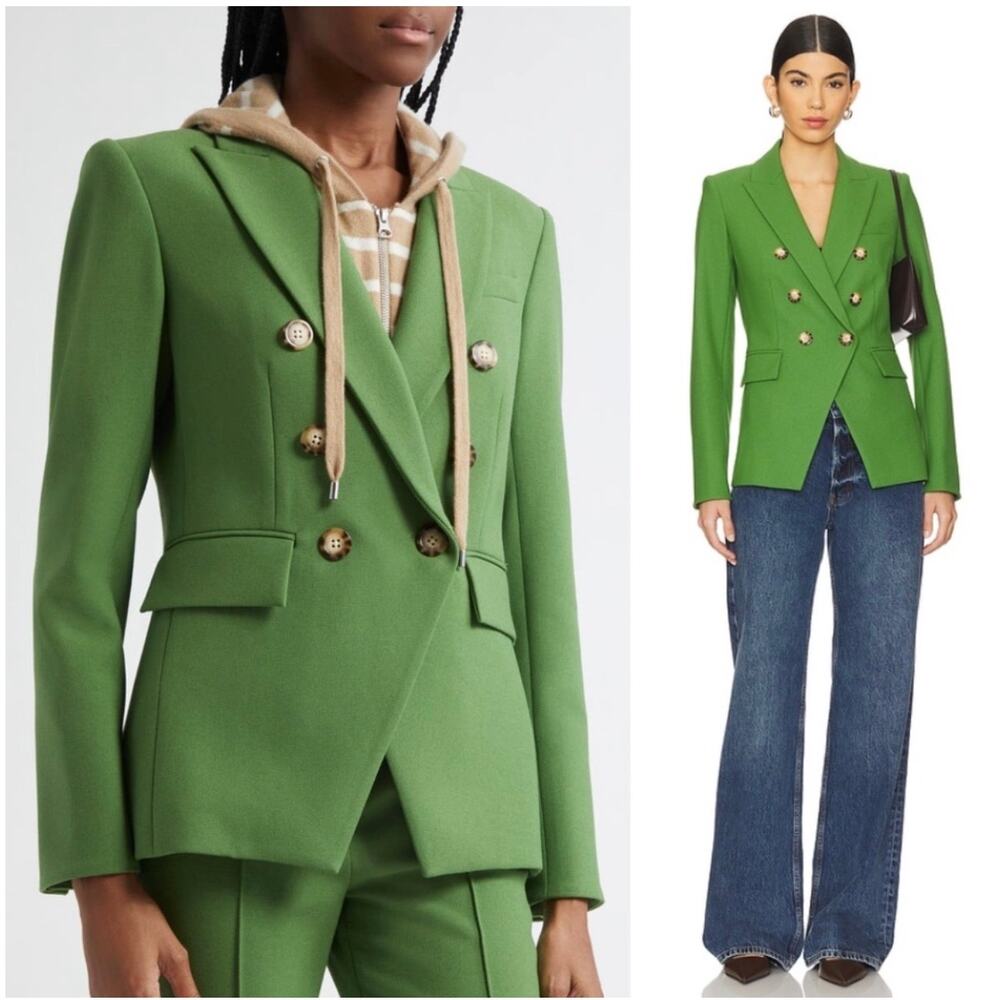 Veronica Beard Miller Dickey Jacket - Lemongrass Size 8 (New Without Tags)